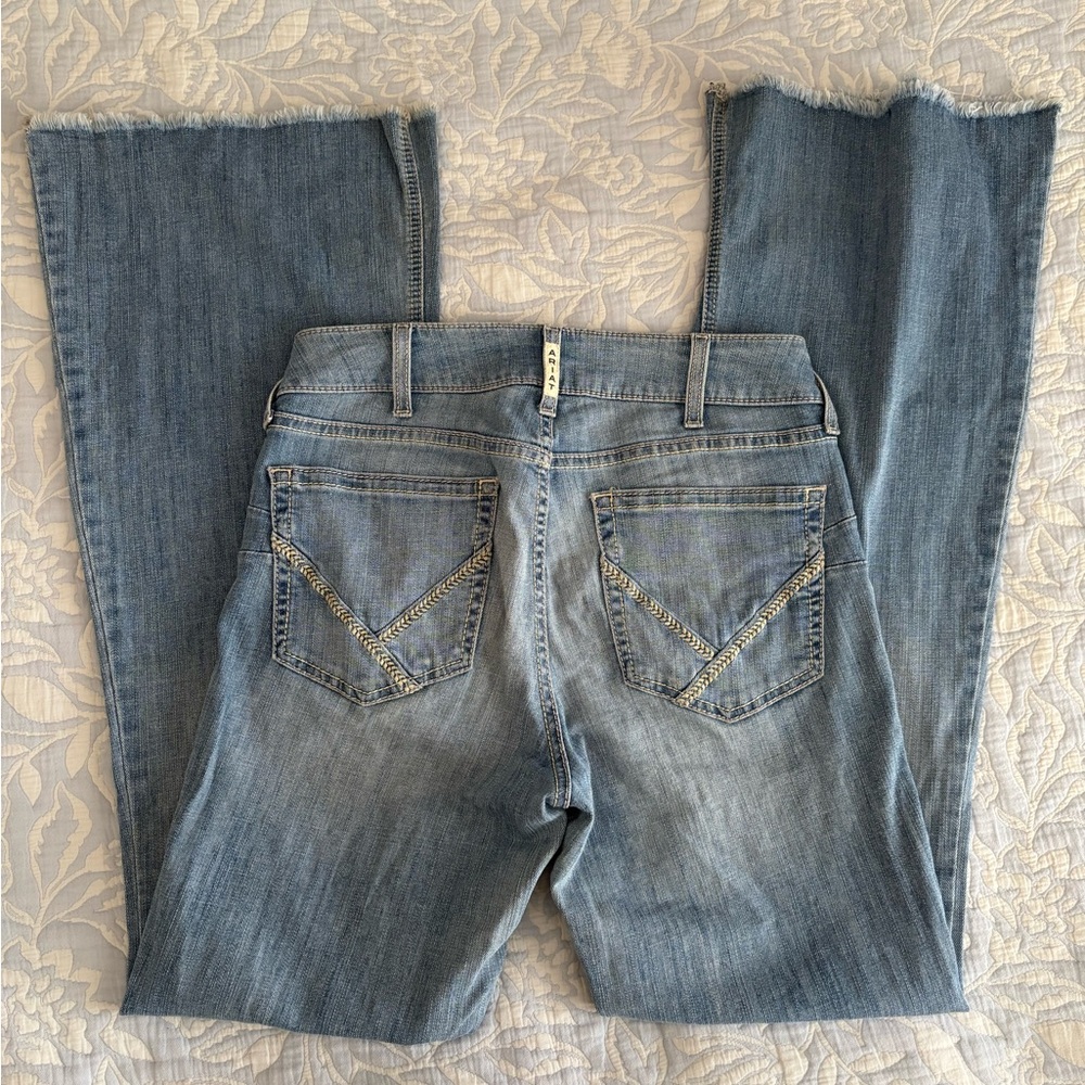 Ariat Flare Jeans With a Raw Hem